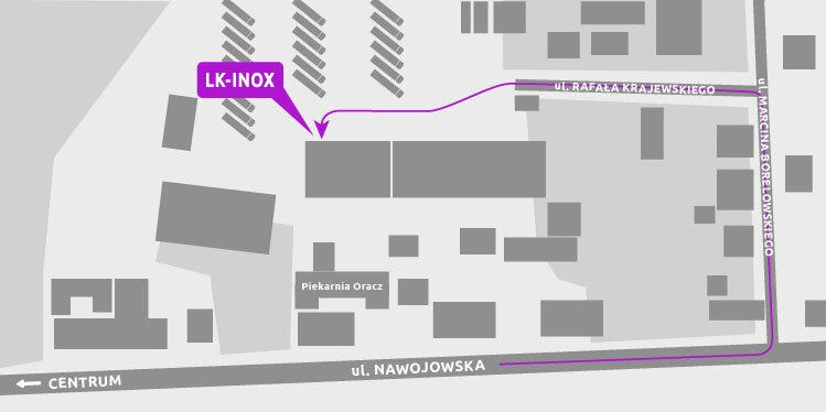 LK-INOX Mapa dojazdu